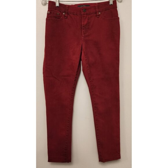 Womens‎ Lauren Jeans Co Lauren Ralph Lauren LRL Red Jeans Size 4P See Desc. EUC - Picture 3 of 16